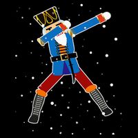 Dabbing Nutcracker Christmas Nutcracker Dab Xmas Toddler T-Shirt
