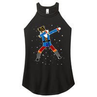 Dabbing Nutcracker Christmas Nutcracker Dab Xmas Women's Perfect Tri Rocker Tank