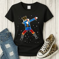 Dabbing Nutcracker Christmas Nutcracker Dab Xmas Womens T-Shirt