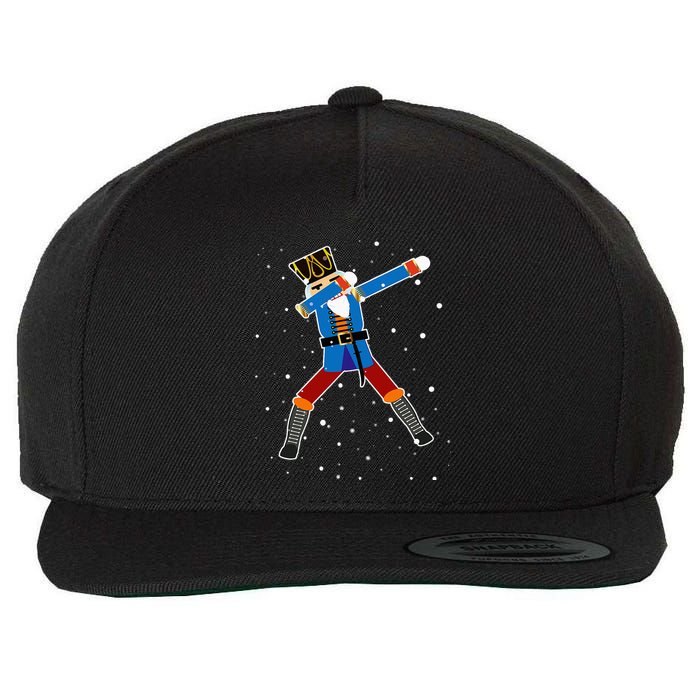 Dabbing Nutcracker Christmas Nutcracker Dab Xmas Wool Snapback Cap