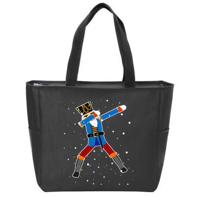 Dabbing Nutcracker Christmas Nutcracker Dab Xmas Zip Tote Bag