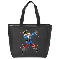 Dabbing Nutcracker Christmas Nutcracker Dab Xmas Zip Tote Bag