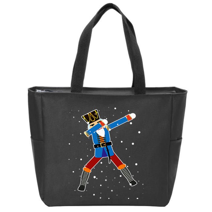 Dabbing Nutcracker Christmas Nutcracker Dab Xmas Zip Tote Bag