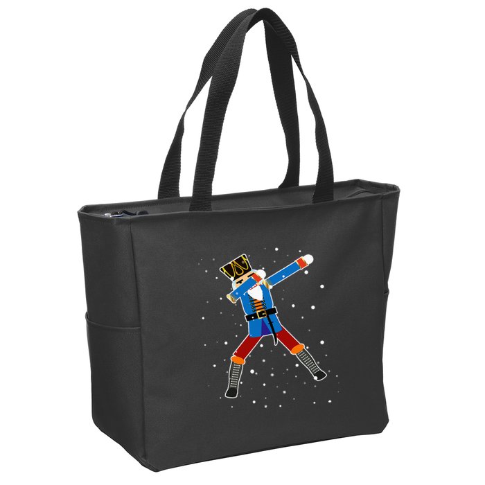 Dabbing Nutcracker Christmas Nutcracker Dab Xmas Zip Tote Bag