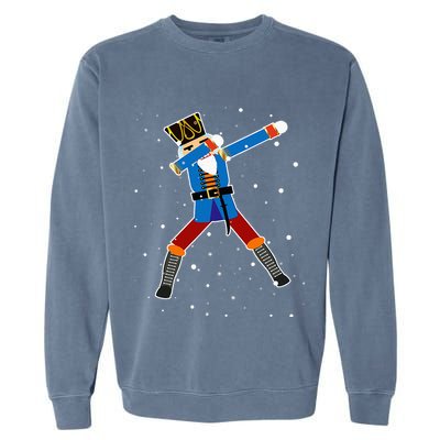 Dabbing Nutcracker Christmas Nutcracker Dab Xmas Garment-Dyed Sweatshirt