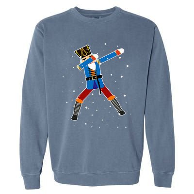 Dabbing Nutcracker Christmas Nutcracker Dab Xmas Garment-Dyed Sweatshirt