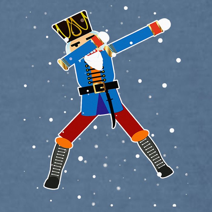 Dabbing Nutcracker Christmas Nutcracker Dab Xmas Garment-Dyed Sweatshirt