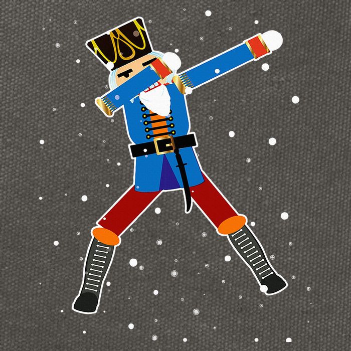 Dabbing Nutcracker Christmas Nutcracker Dab Xmas Cotton Canvas Backpack