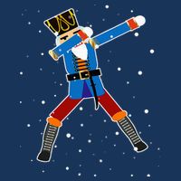 Dabbing Nutcracker Christmas Nutcracker Dab Xmas Infant Baby Jersey Bodysuit
