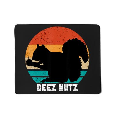 Deez Nutz Christmas Gopher Funny Saying Dees Nutz Ugly Xmas Mousepad