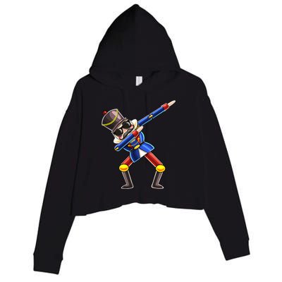 Dabbing Nutcracker Christmas Costume Gifts Boys Crop Fleece Hoodie