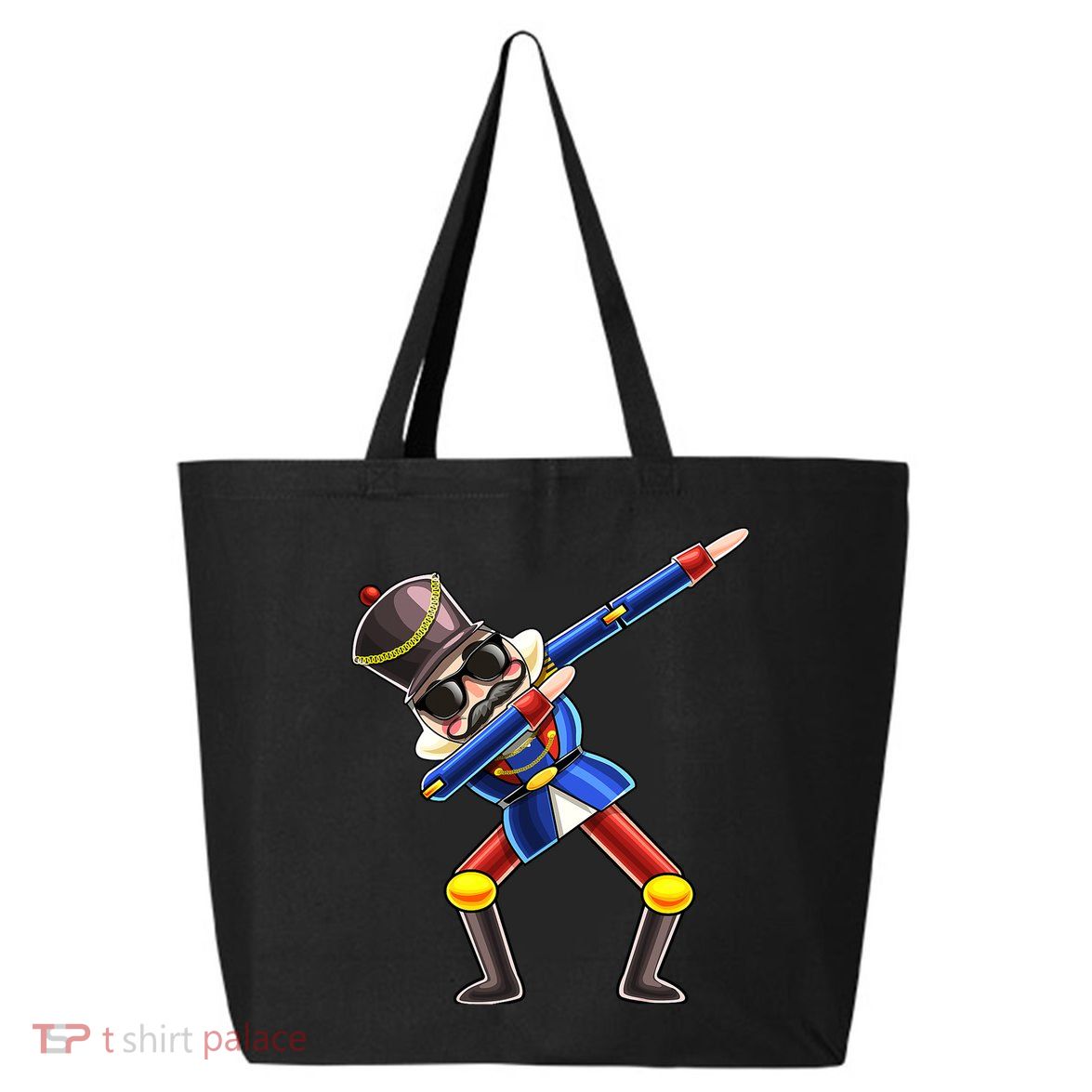 Dabbing Nutcracker Christmas Costume Gifts Boys 25L Jumbo Tote