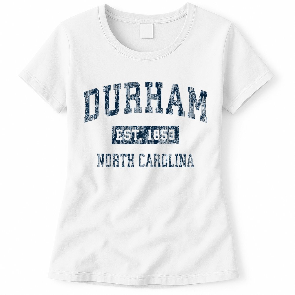 Durham North Carolina Nc Vintage Sports Womens T-Shirt