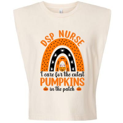 Dsp Nurse Cutest Pumpkins Rainbow Halloween Spider Gift Garment-Dyed Women's Muscle Tee