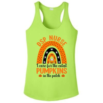 Dsp Nurse Cutest Pumpkins Rainbow Halloween Spider Gift Ladies PosiCharge Competitor Racerback Tank