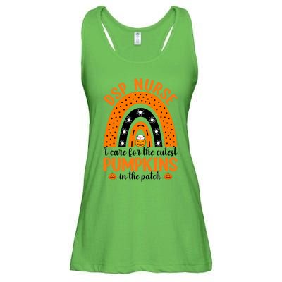 Dsp Nurse Cutest Pumpkins Rainbow Halloween Spider Gift Ladies Essential Flowy Tank