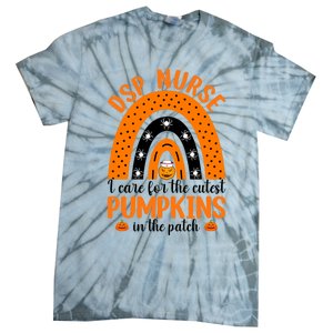 Dsp Nurse Cutest Pumpkins Rainbow Halloween Spider Gift Tie-Dye T-Shirt