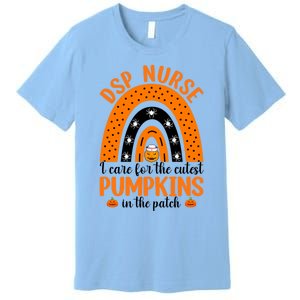 Dsp Nurse Cutest Pumpkins Rainbow Halloween Spider Gift Premium T-Shirt