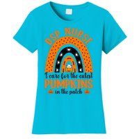 Dsp Nurse Cutest Pumpkins Rainbow Halloween Spider Gift Women's T-Shirt