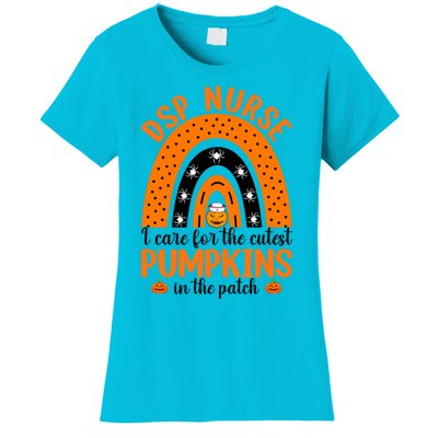 Dsp Nurse Cutest Pumpkins Rainbow Halloween Spider Gift Women's T-Shirt