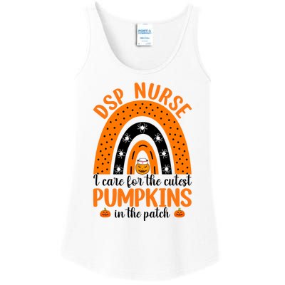 Dsp Nurse Cutest Pumpkins Rainbow Halloween Spider Gift Ladies Essential Tank