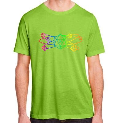 DnD D20 Atom Rainbow Gamer Adult ChromaSoft Performance T-Shirt