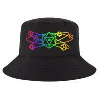 DnD D20 Atom Rainbow Gamer Cool Comfort Performance Bucket Hat
