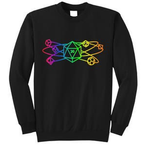 DnD D20 Atom Rainbow Gamer Sweatshirt