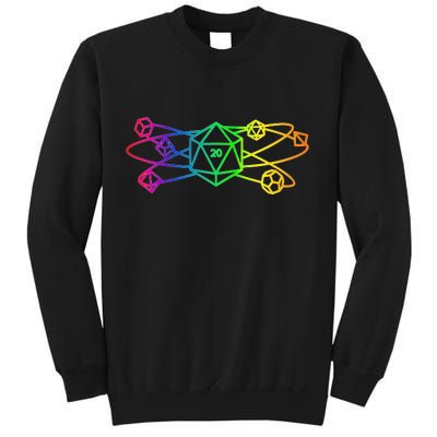 DnD D20 Atom Rainbow Gamer Sweatshirt