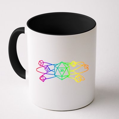 DnD D20 Atom Rainbow Gamer Mug