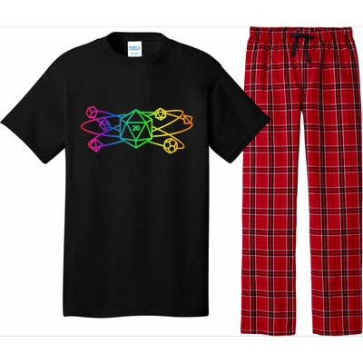 DnD D20 Atom Rainbow Gamer Pajama Set