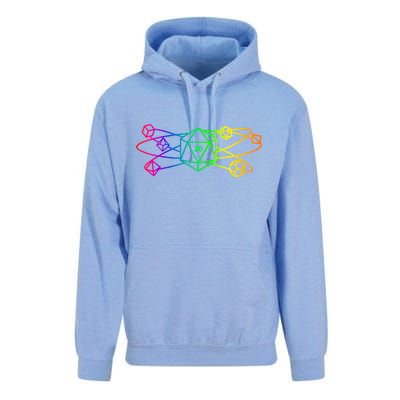 DnD D20 Atom Rainbow Gamer Unisex Surf Hoodie