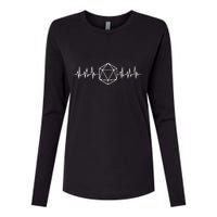 DnD D20 Life Pulse Womens Cotton Relaxed Long Sleeve T-Shirt