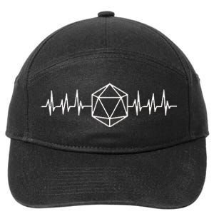 DnD D20 Life Pulse 7-Panel Snapback Hat