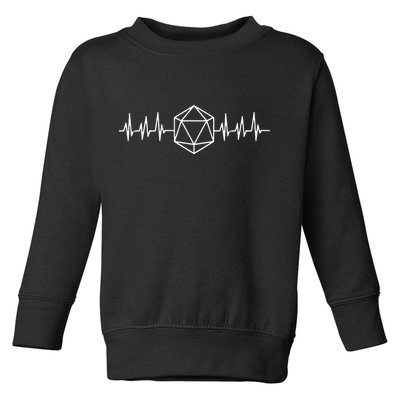 DnD D20 Life Pulse Toddler Sweatshirt