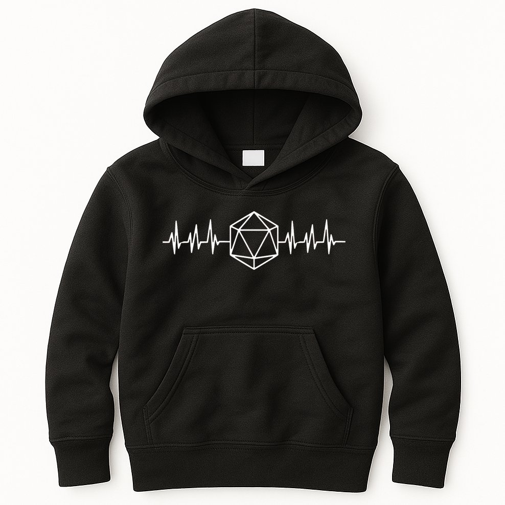 DnD D20 Life Pulse Kids Hoodie