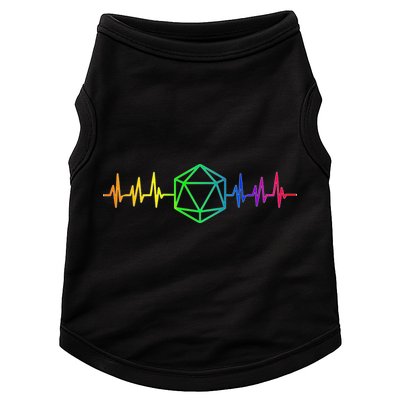 DnD D20 Life Pulse Rainbow Doggie Tank