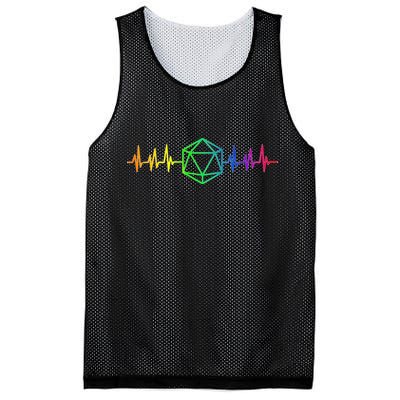 DnD D20 Life Pulse Rainbow Mesh Reversible Basketball Jersey Tank