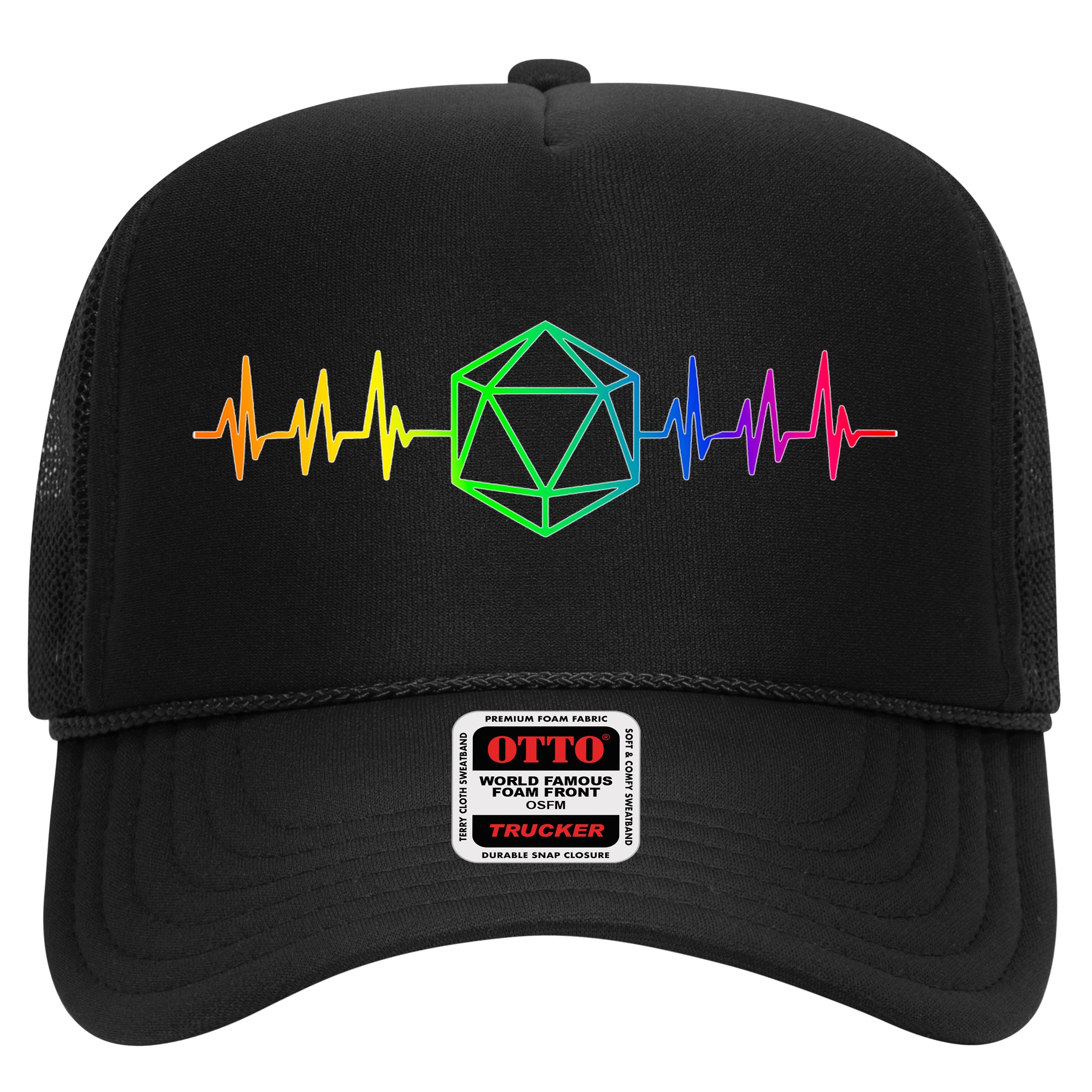DnD D20 Life Pulse Rainbow Hat