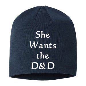 DnD Funny She Wants The D&D Sustainable Beanie