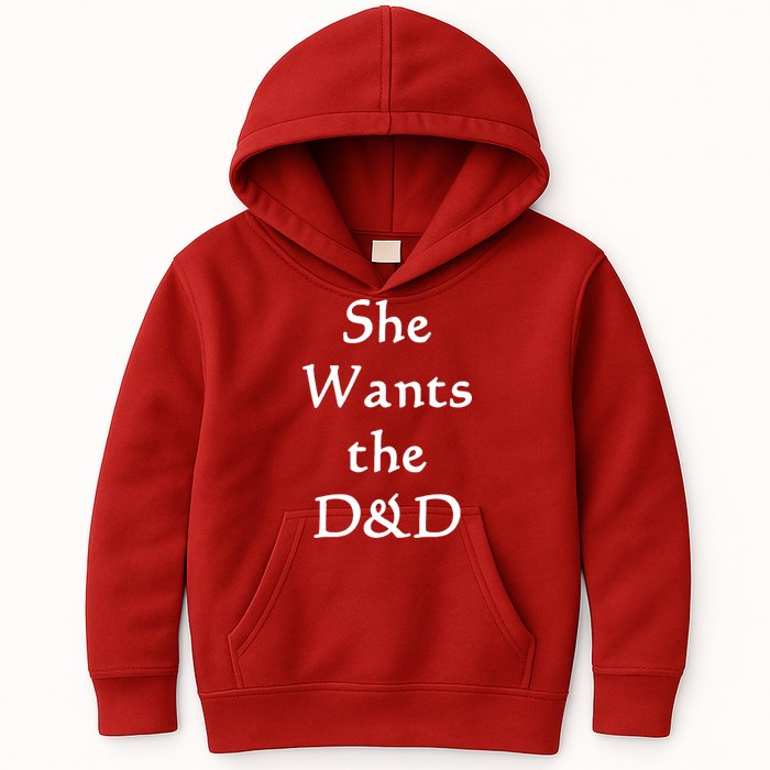 DnD Funny She Wants The D&D Kids Hoodie