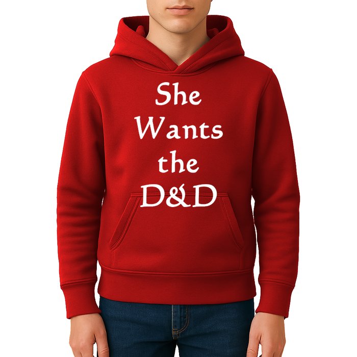 DnD Funny She Wants The D&D Kids Hoodie