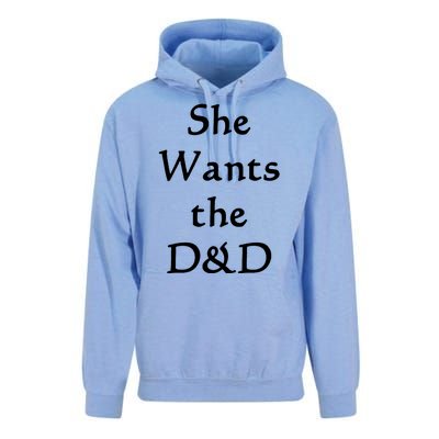 DnD Funny She Wants The D&D Unisex Surf Hoodie