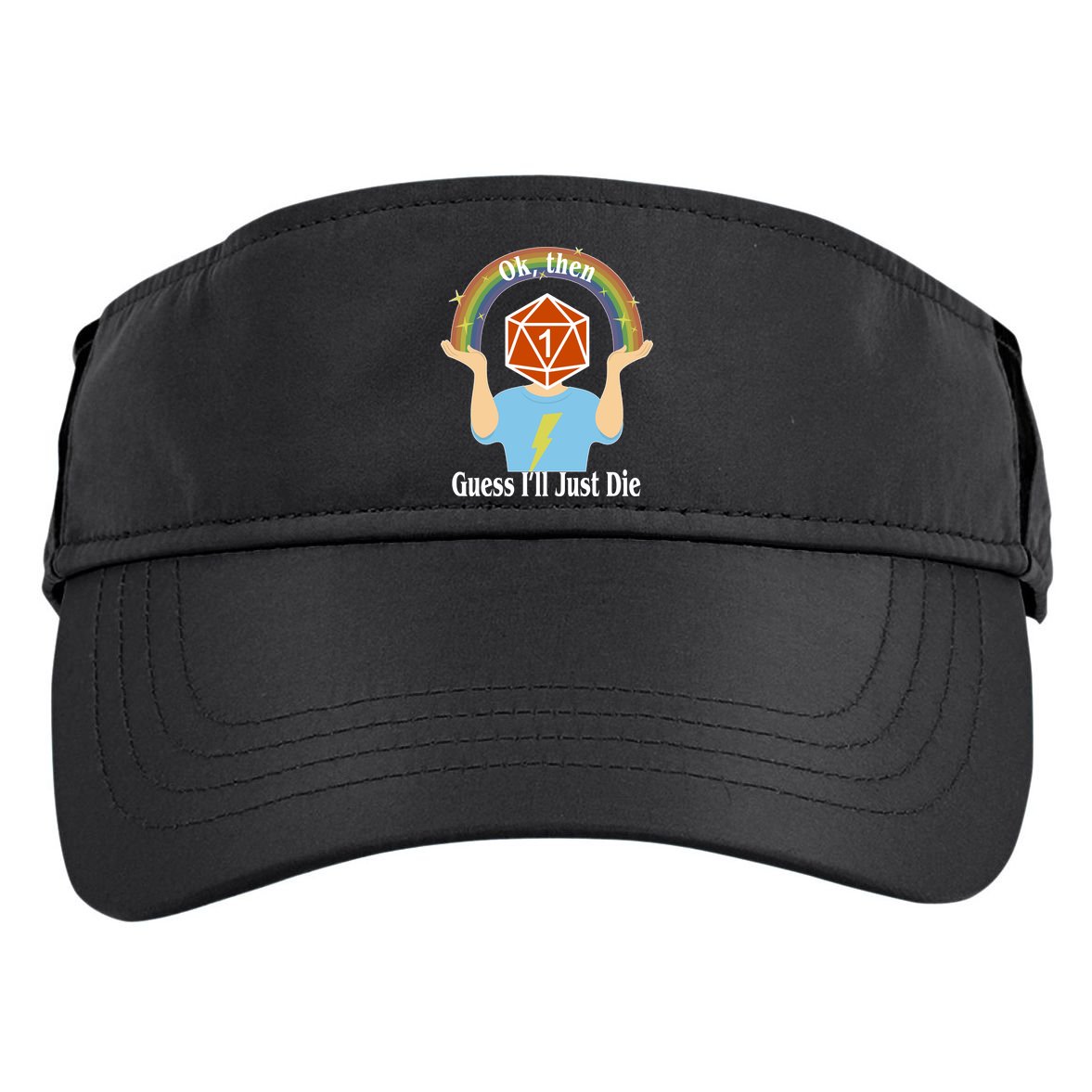 DnD Gamers Ok Then Guess I'll Die Nat Adult Drive Performance Visor