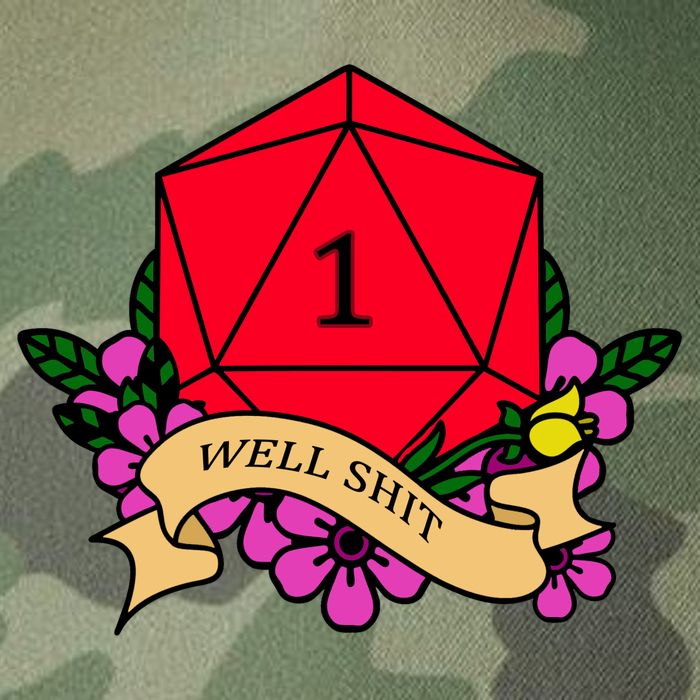 DND Well Shit Dice Game Legacy Tie Dye Trucker Hat