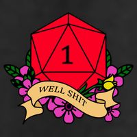 DND Well Shit Dice Game 15oz Campfire Ceramic Mug