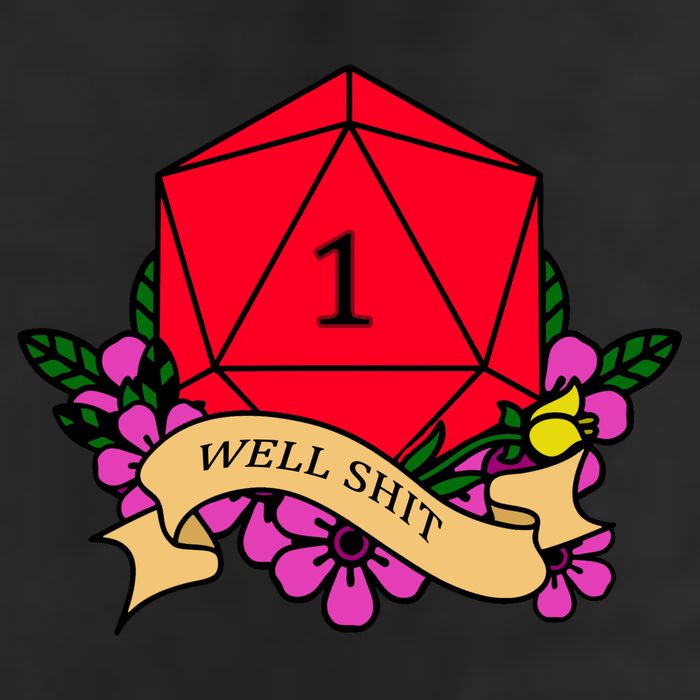 DND Well Shit Dice Game 15oz Campfire Ceramic Mug