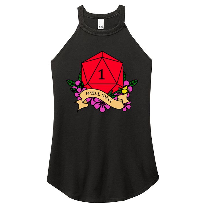 DND Well Shit Dice Game Women's Perfect Tri Rocker Tank
