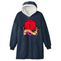 DND Well Shit Dice Game Hooded Wearable Blanket