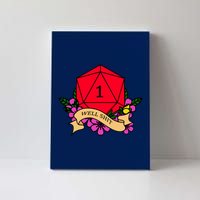 DND Well Shit Dice Game Canvas